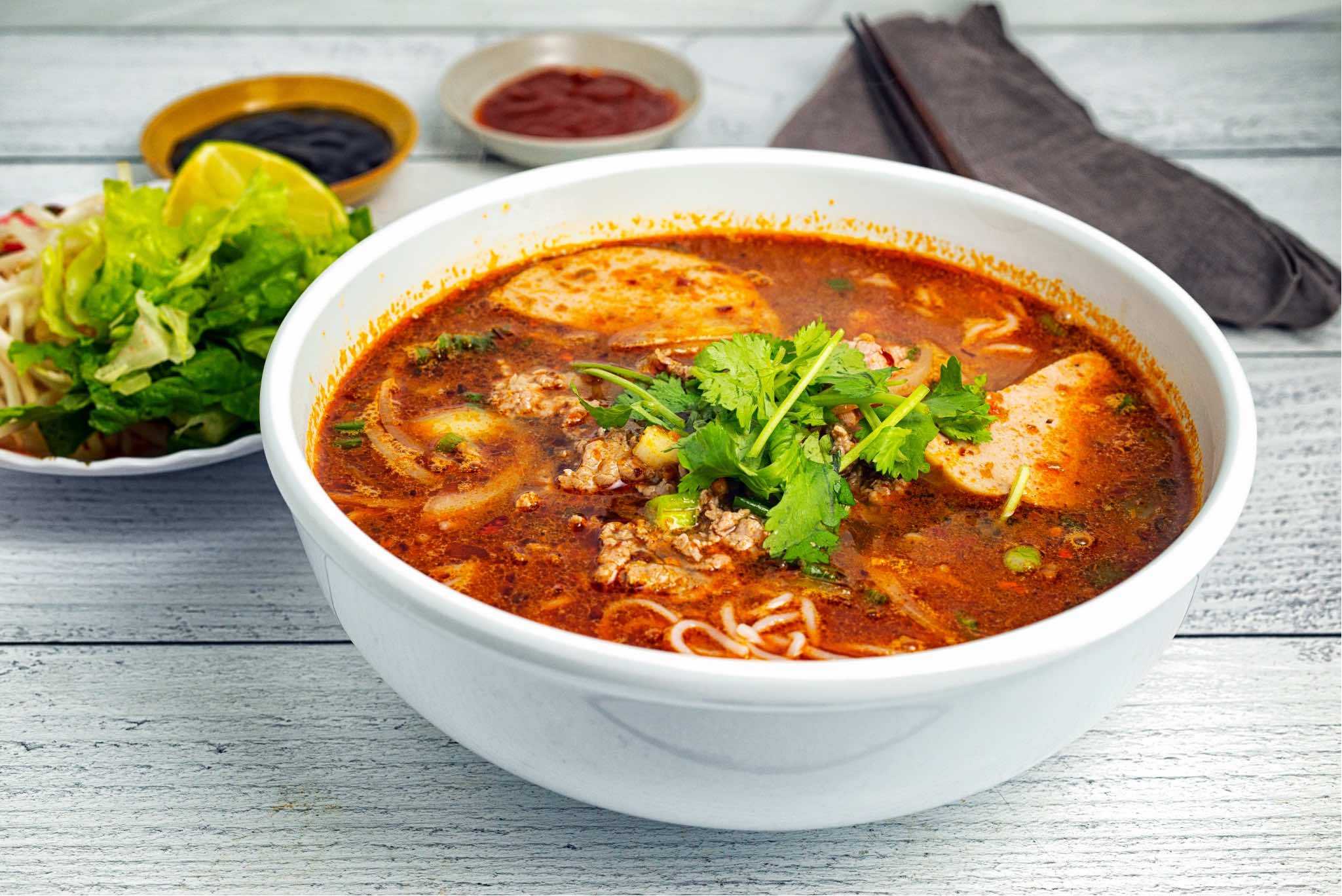 Spicy Beef Noodle Soup (Bun Bo Hue)